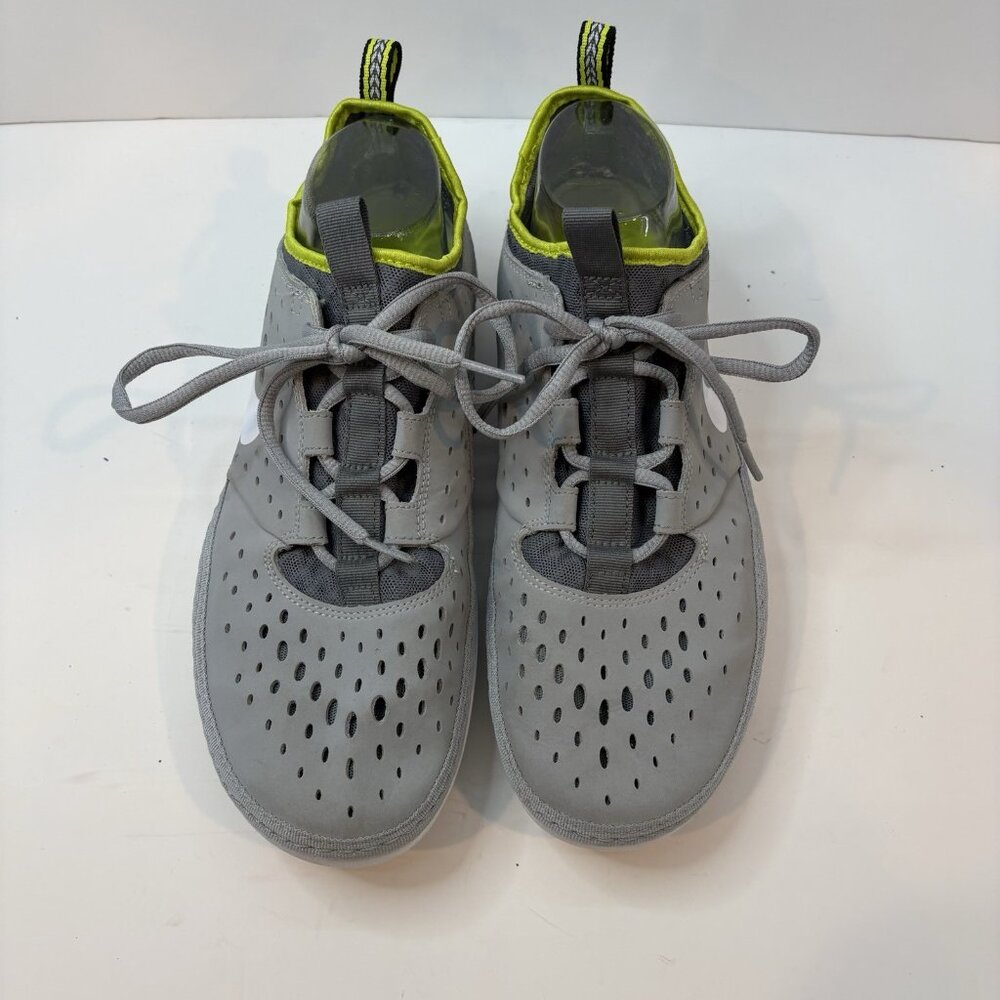 Nike Solarsoft Costa Low Running Shoes White Yellow‎ Volt Men's size 10 Athletic - Picture 4 of 9